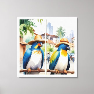bird canvas print