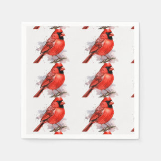 Bird (Cardinal) Collection Napkin