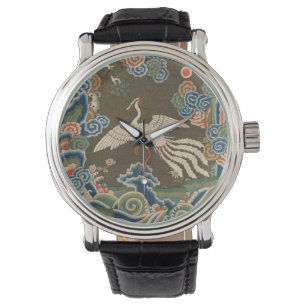 Bird Chinese Antique Decor Watch