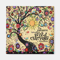 Bird Chirping Weather Cute Whimsical Tree Fun