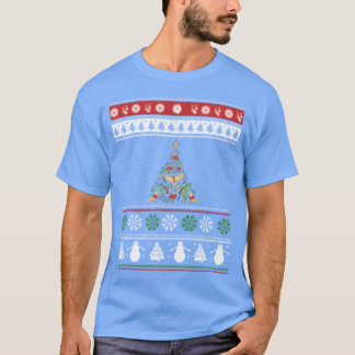 Bird Christmasree Bird Lover family T-Shirt