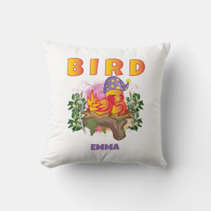 BIRD CUTE LOVELY FUNNY PERSONALIZED KIDS CUSHION