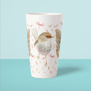 Bird & Dandelion Seeds  Latte Mug