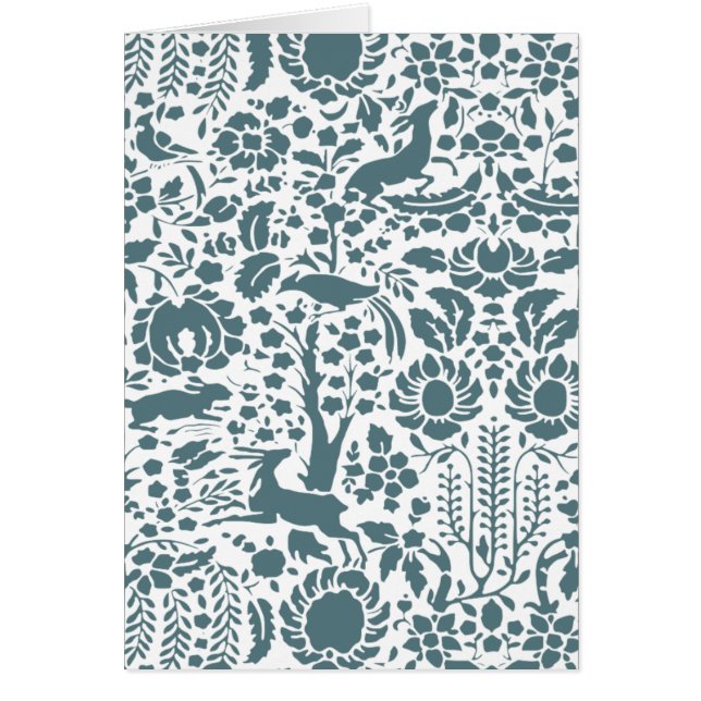 Bird, Deer, tree folk pattern (Front)