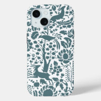 Bird, Deer, tree folk pattern