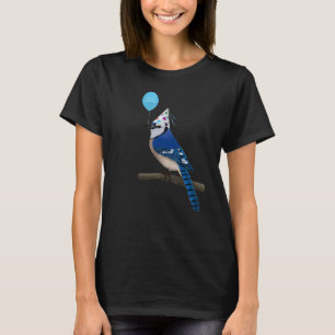 Bird Design Blue jay Birder Animal Funny Birthday T-Shirt