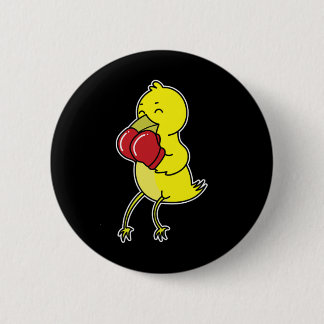 Bird Does Boxing 6 Cm Round Badge