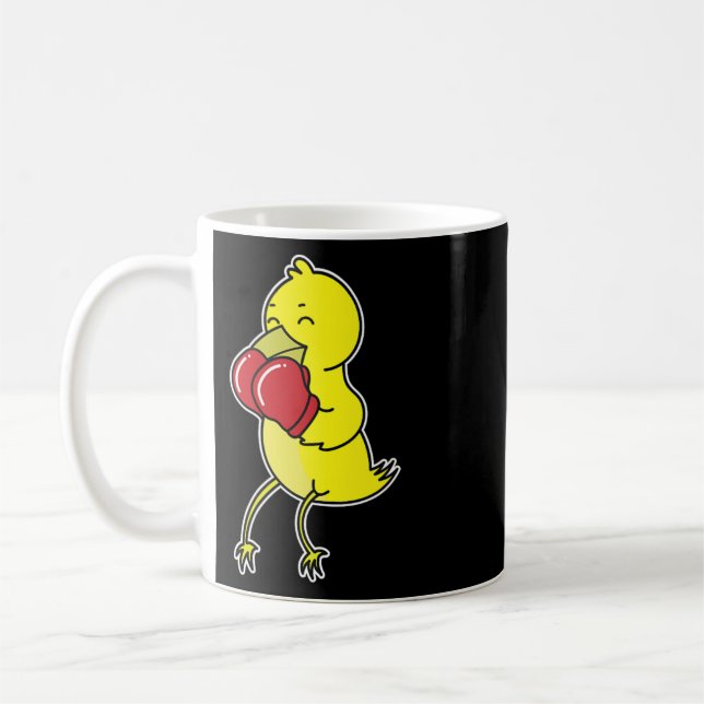 Bird Does Boxing  Coffee Mug (Left)