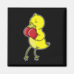 Bird Does Boxing Magnet