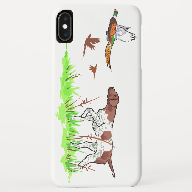 Bird Dog and Pheasant Case-Mate iPhone Case (Back)