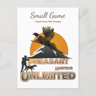 Bird dog , Upland Game Bird Hunting Postcard