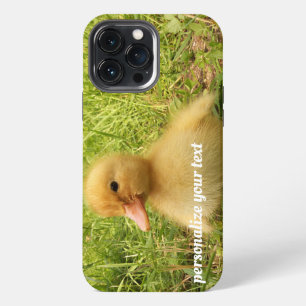 bird, duck, duckling, yellow, nature, cute, baby,  iPhone 13 pro max case