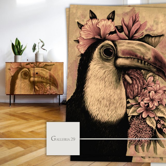 Bird Ephemera Floral Vintage Tissue Paper (Creator Uploaded)