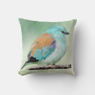 Bird: European Roller Cushion