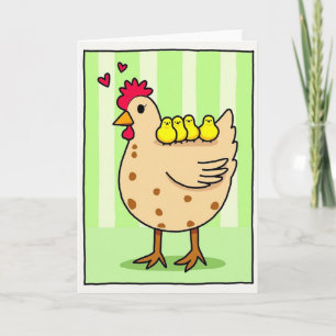 Bird Family Mothers Day Card