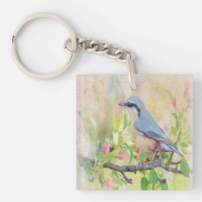 Bird Fanatic Key Ring (Front)