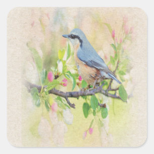 Bird Fanatic Square Sticker