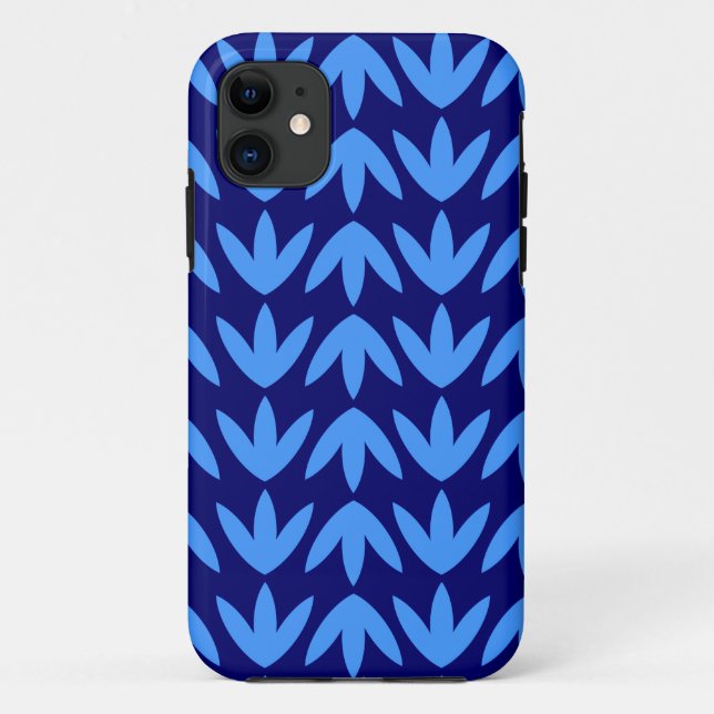 Bird Feet - Baby Blue and Navy.pdf Case-Mate iPhone Case (Back)