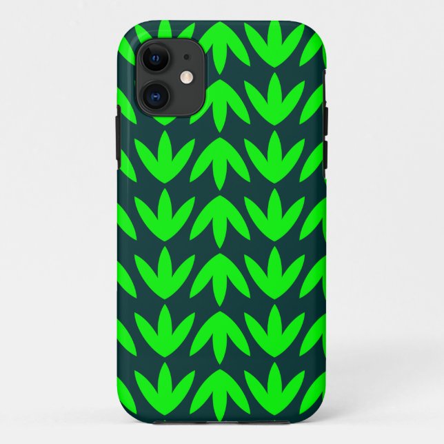 Bird Feet - Green and Dark Green.pdf Case-Mate iPhone Case (Back)