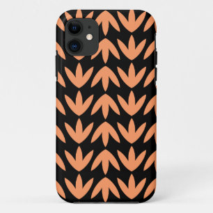 Bird Feet - Peach and Black.pdf iPhone 11 Case