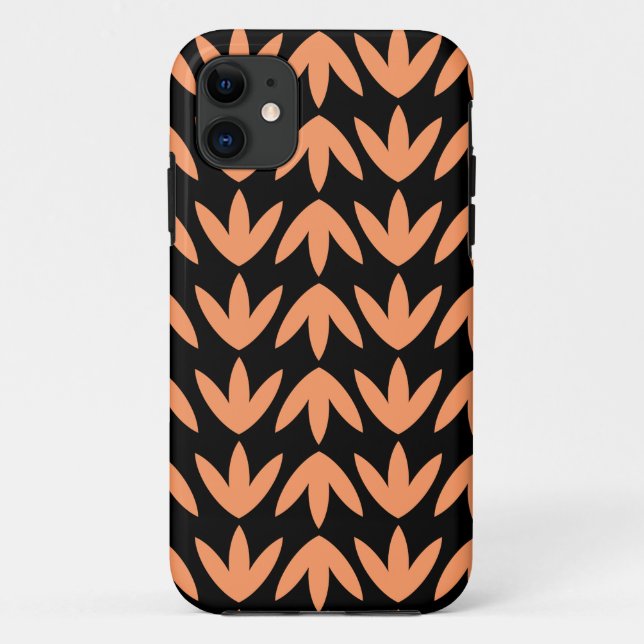 Bird Feet - Peach and Black.pdf Case-Mate iPhone Case (Back)