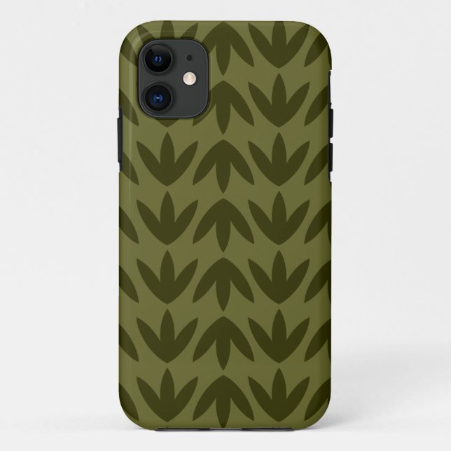 Bird Feet - Shades of olive.pdf Case-Mate iPhone Case (Back)