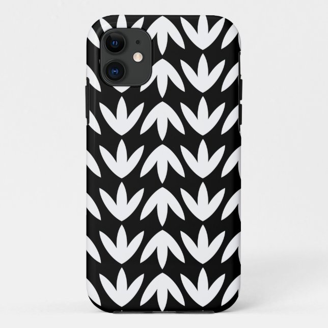 Bird Feet - White on Black Case-Mate iPhone Case (Back)