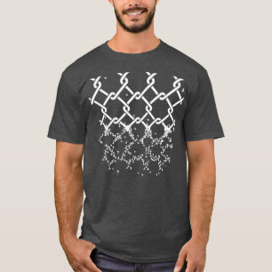 Bird Fence Minimalist by Tobe Fonseca T-Shirt
