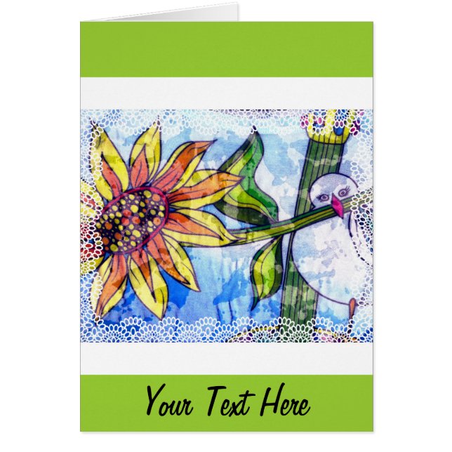 Bird, Flower and Lace (Front)