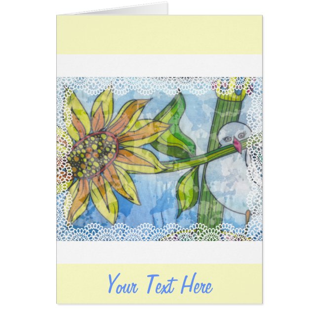 Bird, Flower and Lace (Front)