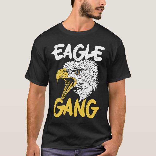 Bird  Flying Animal Ornithology Eagle Gang  1 T-Shirt (Front)