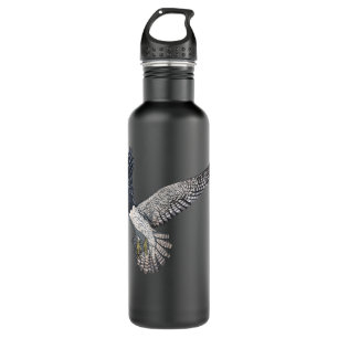 Bird Flying Peregrine Falcon 710 Ml Water Bottle