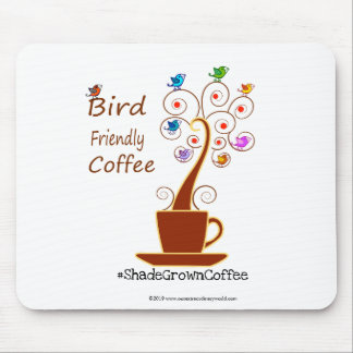 Bird Friendly Coffee Mouse Mat