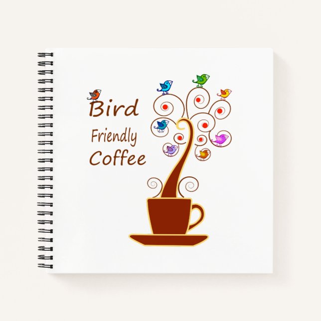 Bird Friendly Coffee Notebook (Front)