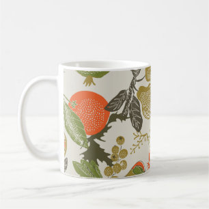 Bird Fruit Garden: Seamless Coffee Mug