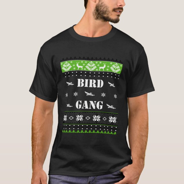 Bird Gang Flying Eagles Ugly Sweater For Christmas (Front)