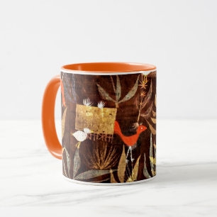 Bird Garden, colourful abstract art by Paul Klee, Mug