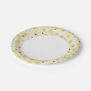 Bird Garden Paper Plate
