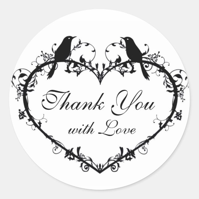 Bird & Heart Envelope Seal (Front)