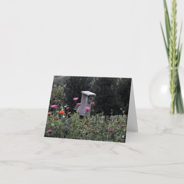 Bird House 2 Note Card (Front)