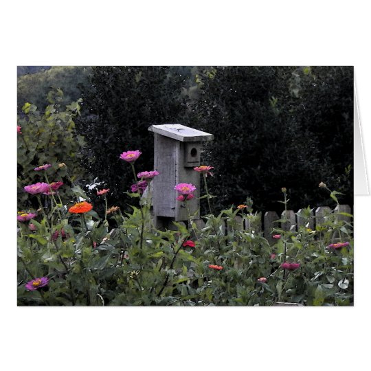 Bird House 2 Note Card