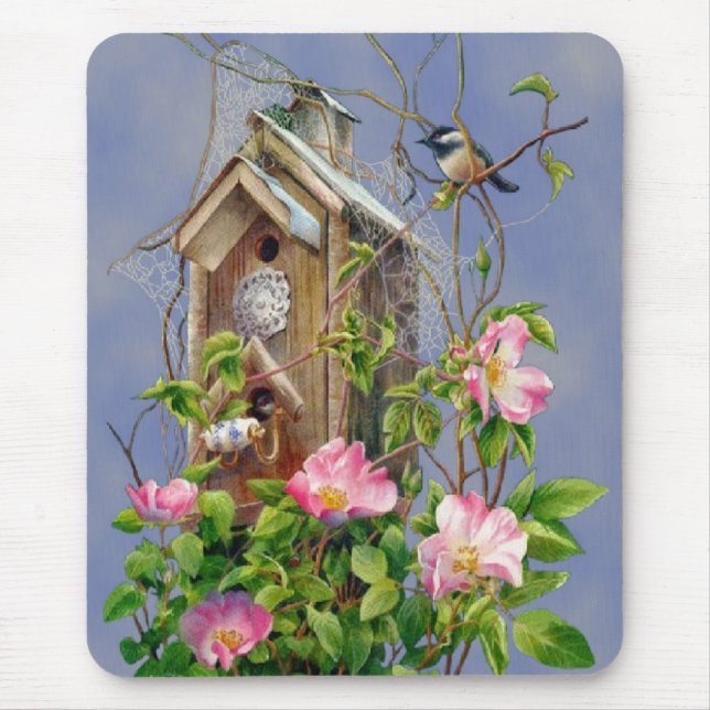 Bird House Mousepad (Front)