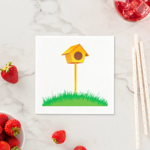 Bird House Paper Napkins