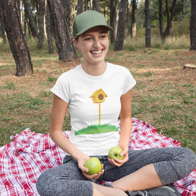 Bird House Womens T-Shirt (Creator Uploaded)