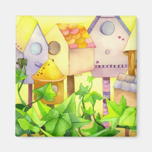 Bird Houses Magnet
