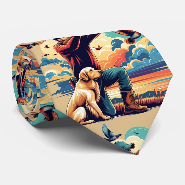 Bird Hunting 2 Tie (Rolled)