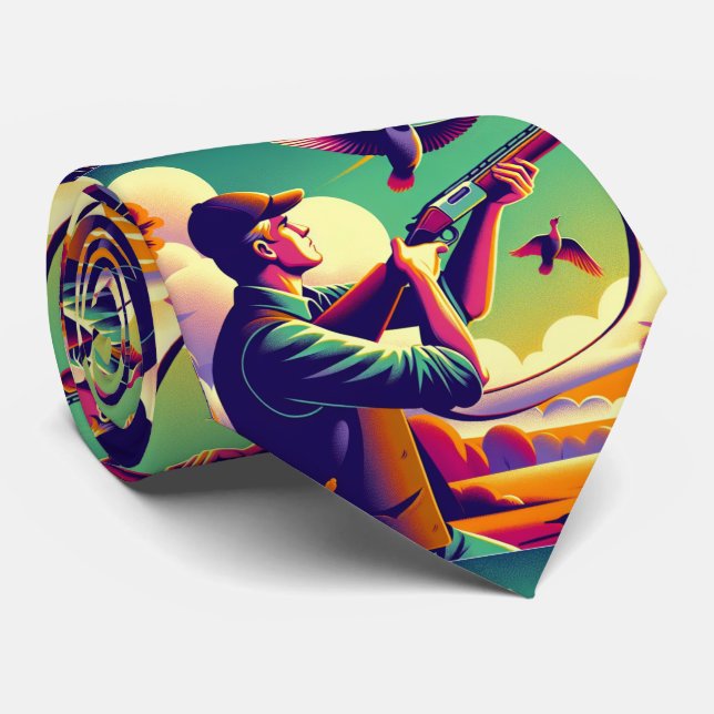 Bird Hunting 5 Tie (Rolled)