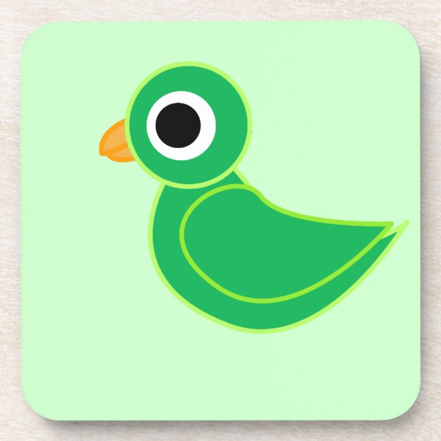Bird Illustration Coaster (Front)