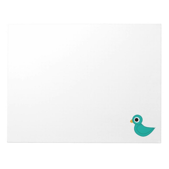 Bird Illustration Notepad (Front)