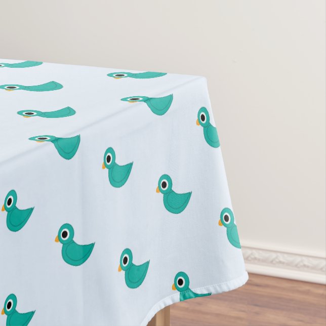Bird Illustration Tablecloth (In Situ)